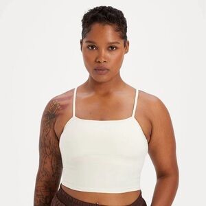 Girlfriend Collective Devon Compression Cami Ivory, size XL